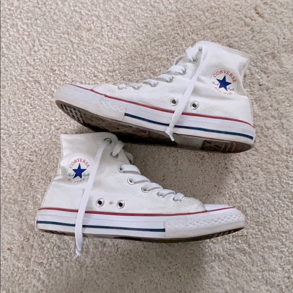 White High top Converse - Picture 3 of 8